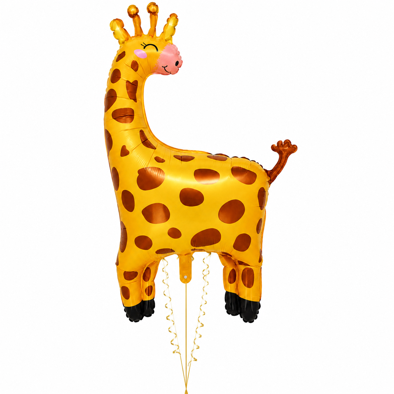 Jungle Animal Giraffe Shaped Foil Balloon Large