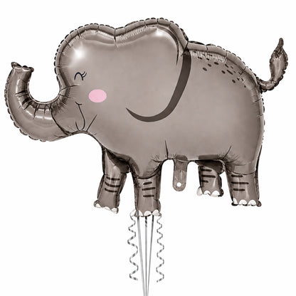 Jungle Animal Elephant Shaped Foil Balloon Large