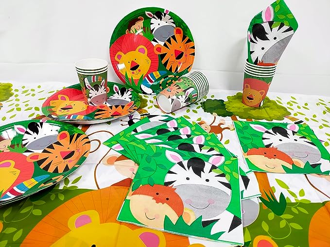 Jungle Animal Paper Napkins - 16PC