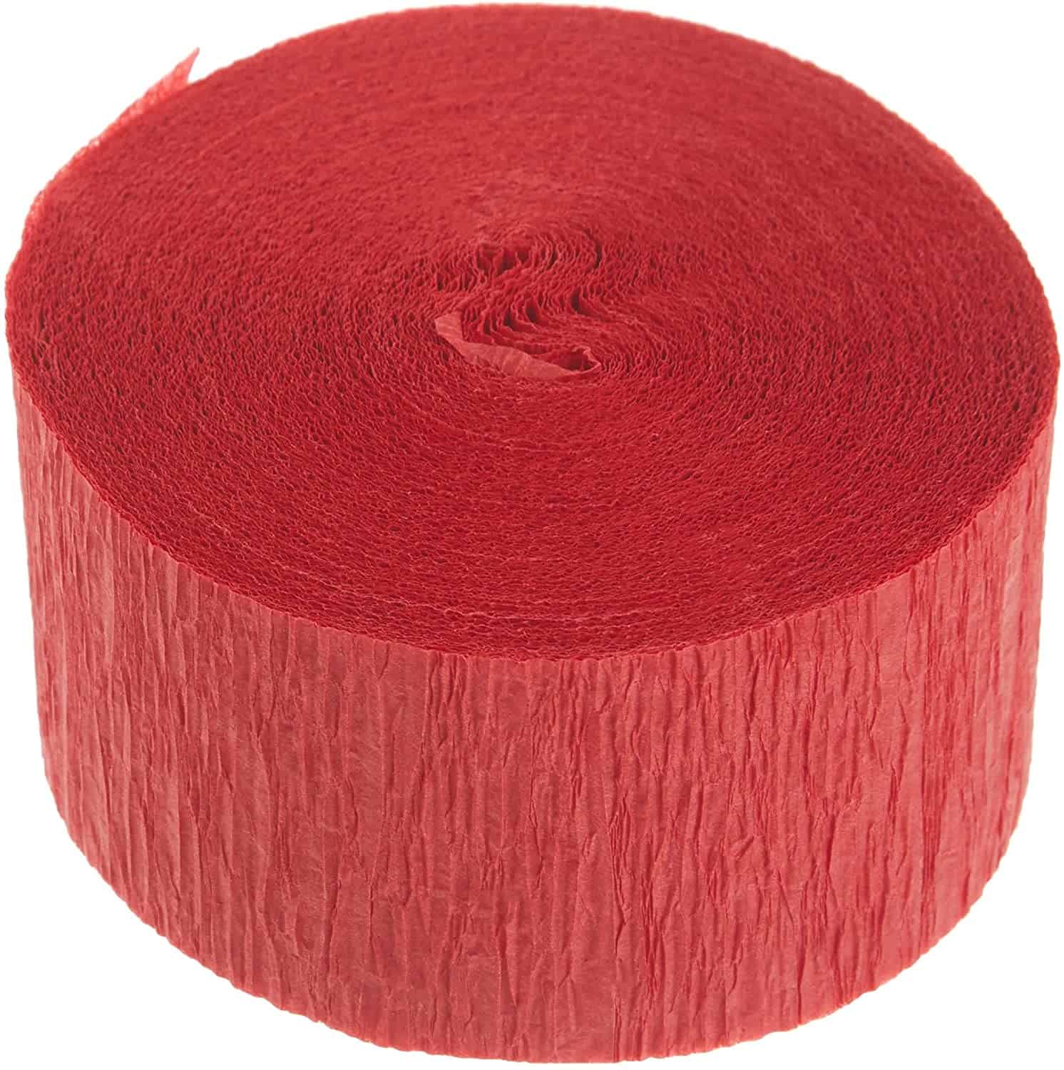 Crepe Streamers Red - 4PC