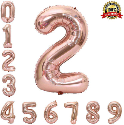 40 Numerical 2 Rose Gold Balloon-1PC