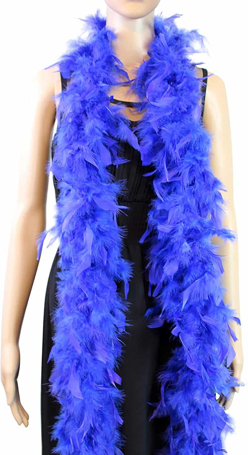 Feather Boa Blue