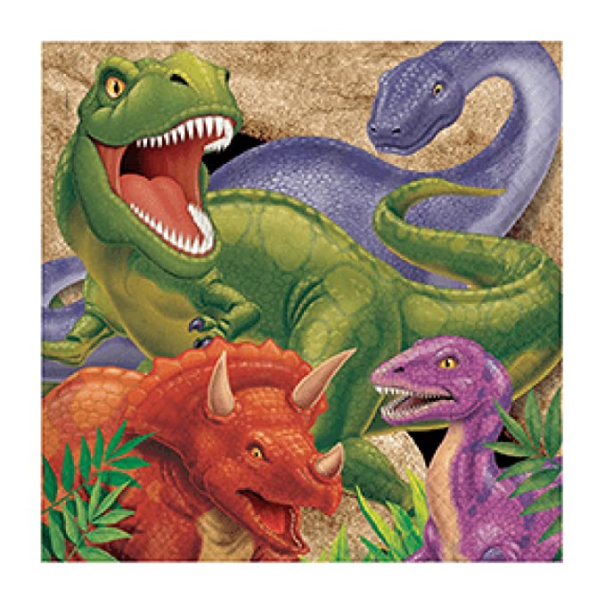 Dino Blast Lunch Napkins - 16PC