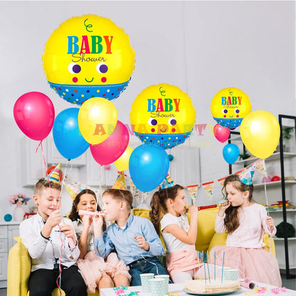 Baby Face Baby Shower Balloons 21" S70-1PC