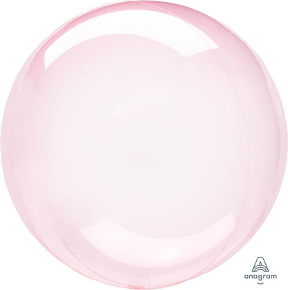 Crystal Clear Pink Balloon