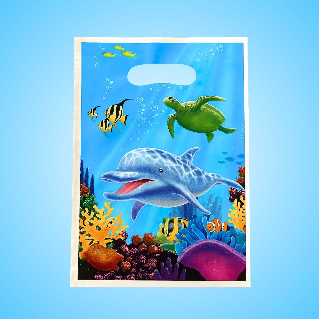 Underwater Theme Party Loot Bags - 8CT