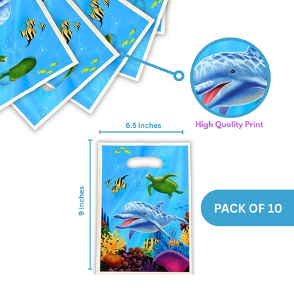 Underwater Theme Party Loot Bags - 8CT