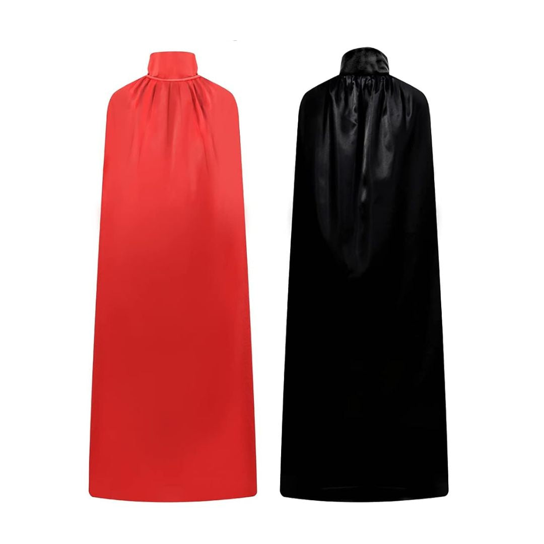 Halloween Reversible Red &amp; Black Cloak Adult