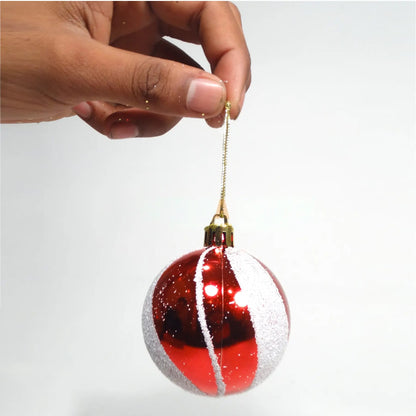 Festive Christmas New York Balls Tree Hanging - 5