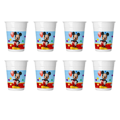 Minnie Mouse Plastic Cups - 250ML - 8PC