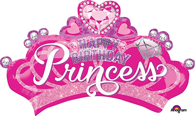 Princess Crown & Gems Balloon P38