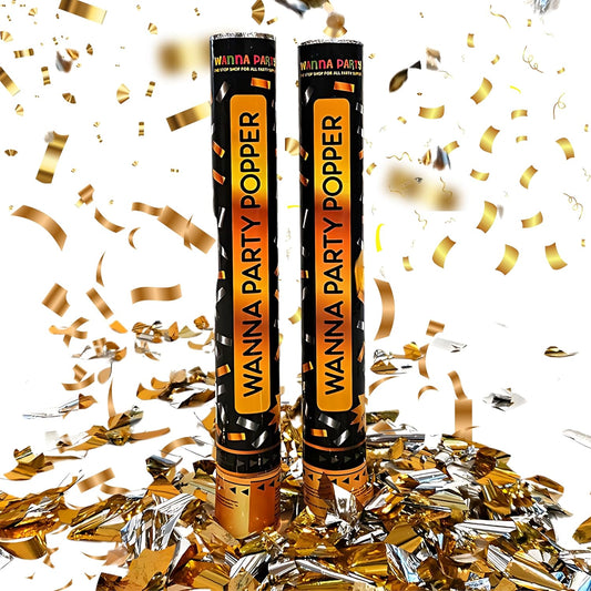 Wanna Party 2 Pcs Multicolor Party Poppers for Birthdays