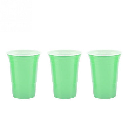 Beer Pong Cups Green - 20PC