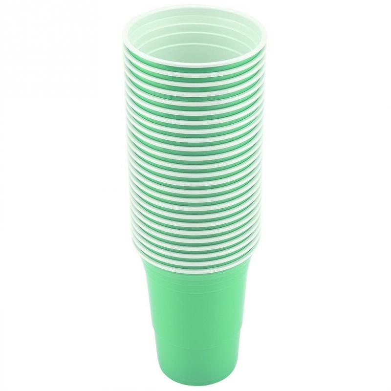 Beer Pong Cups Green - 20PC