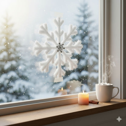 Foam Based Snow Flakes 12" - 1PC