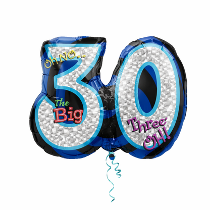 Oh No! The Big 30 Birthday Balloon - 27 inches