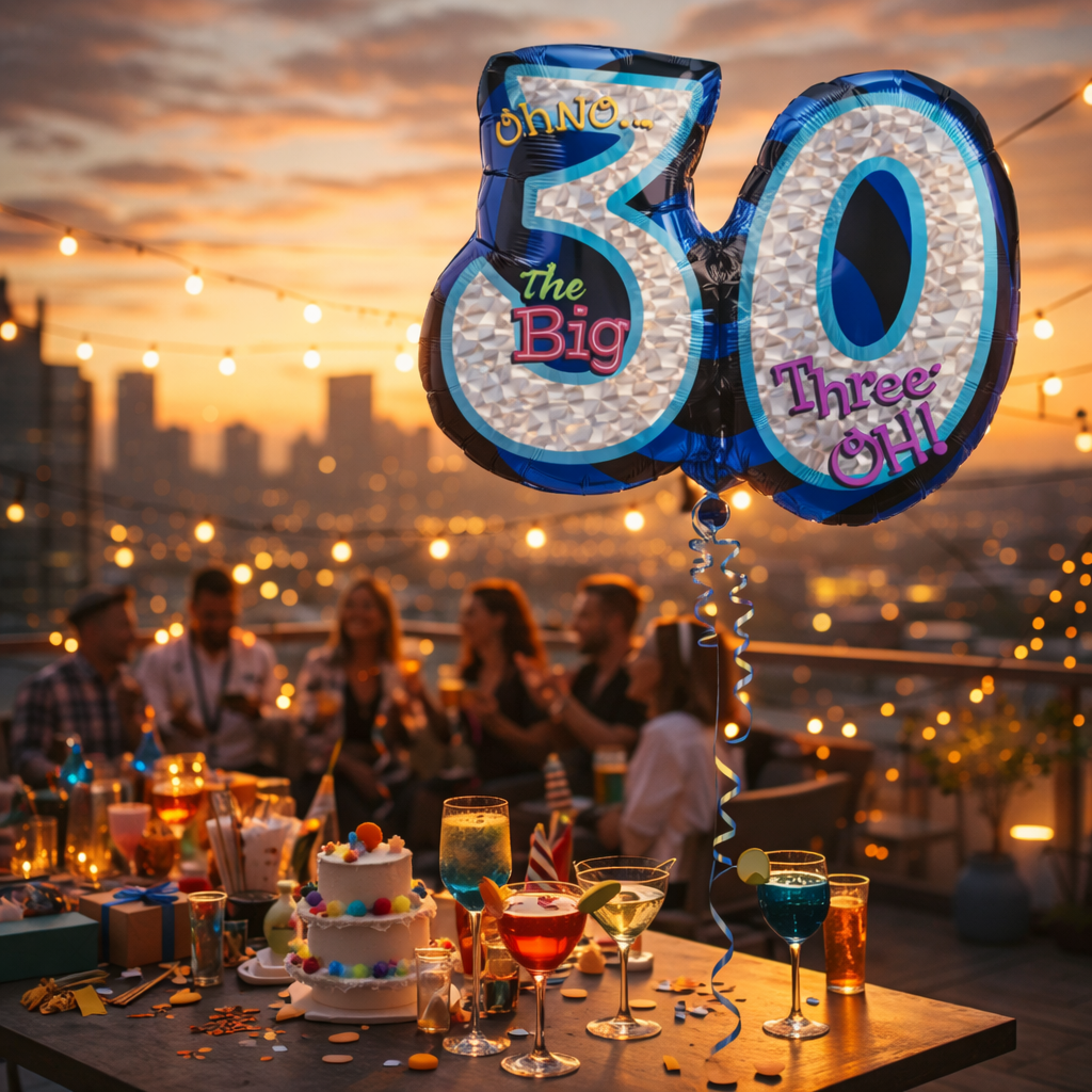 Oh No! The Big 30 Birthday Balloon - 27 inches