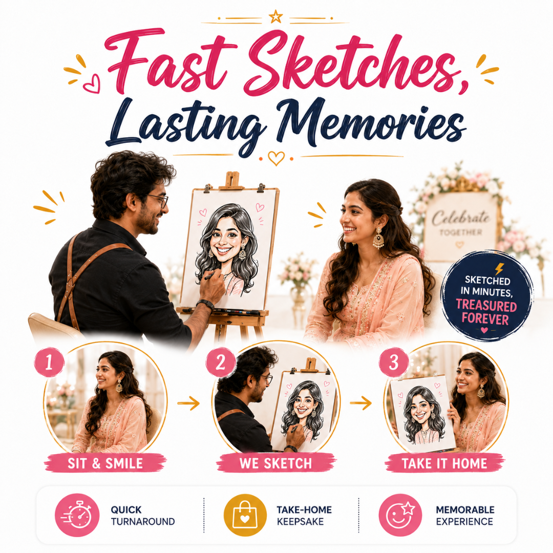 Caricature Artist for Rent