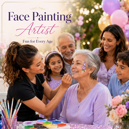 Face Painting Artist for Rent