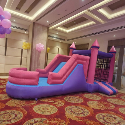 Castle Bouncy Pink & Purple for Kids