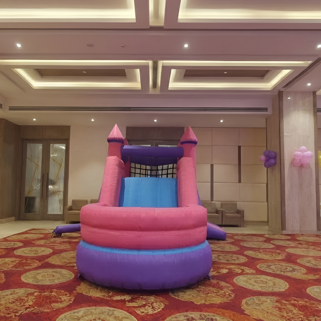 Castle Bouncy Pink & Purple for Kids