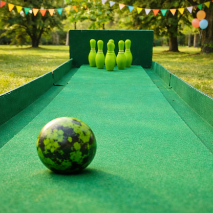 Wooden Bowling Alley