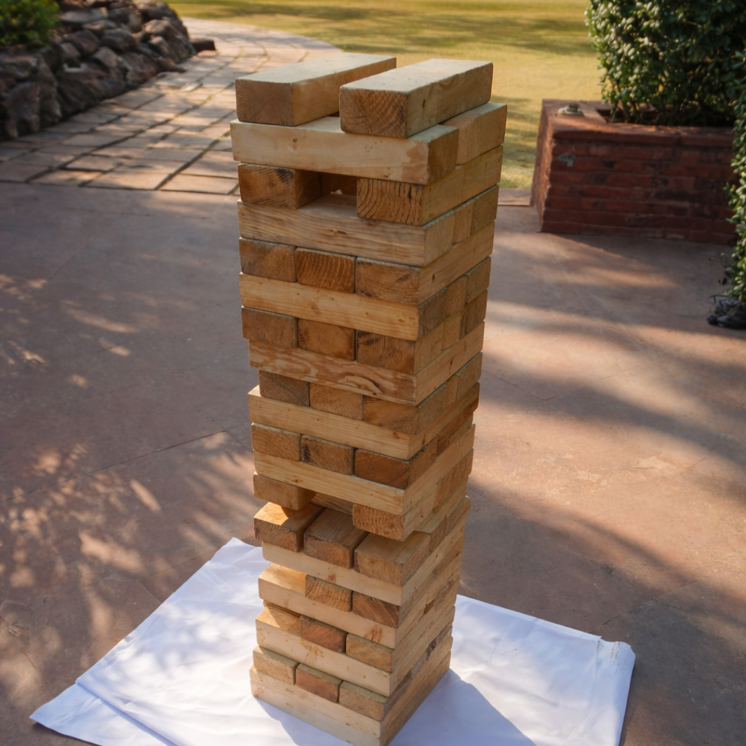 Giant Jenga Game for Mehendi or Birthday Party