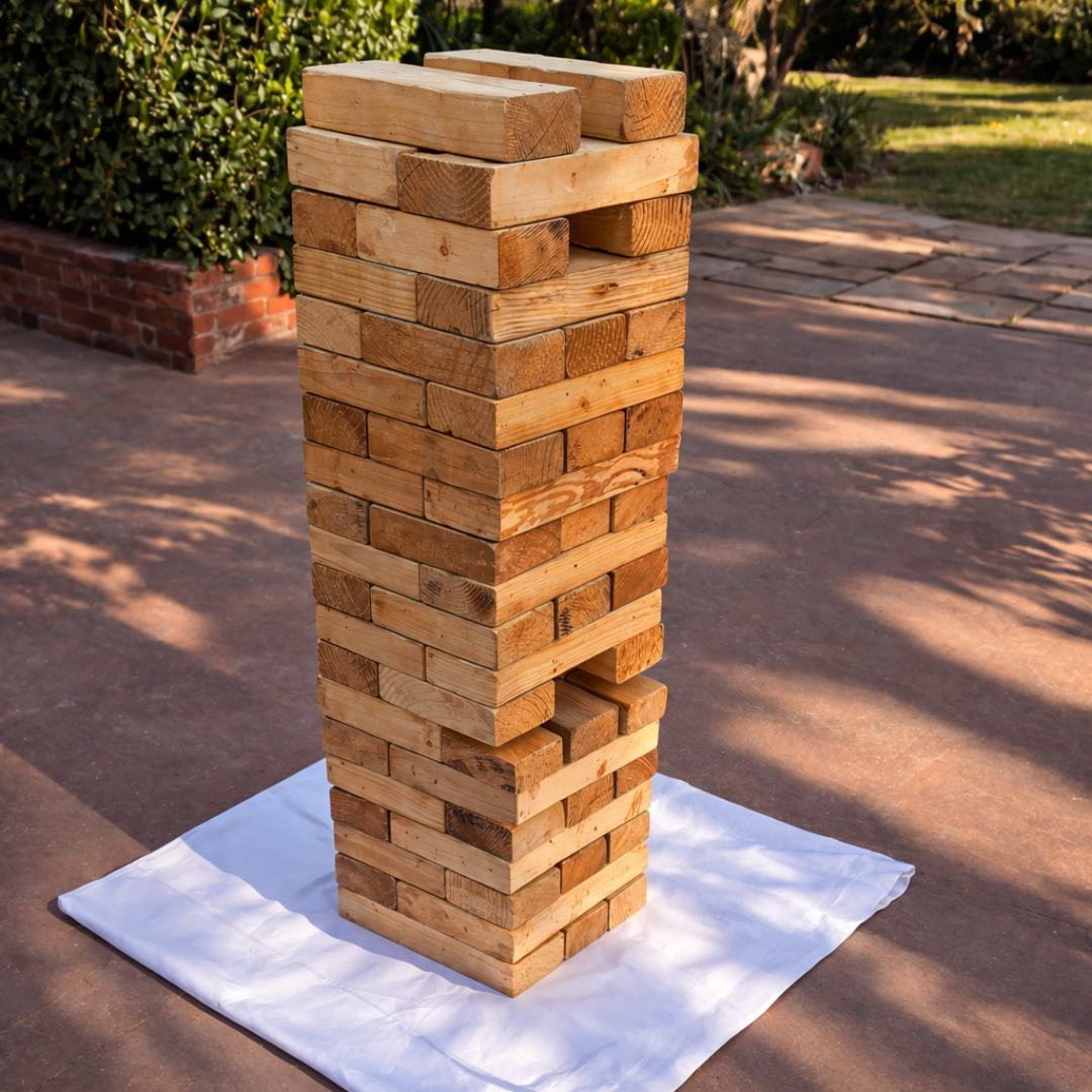 Giant Jenga Game for Mehendi or Birthday Party
