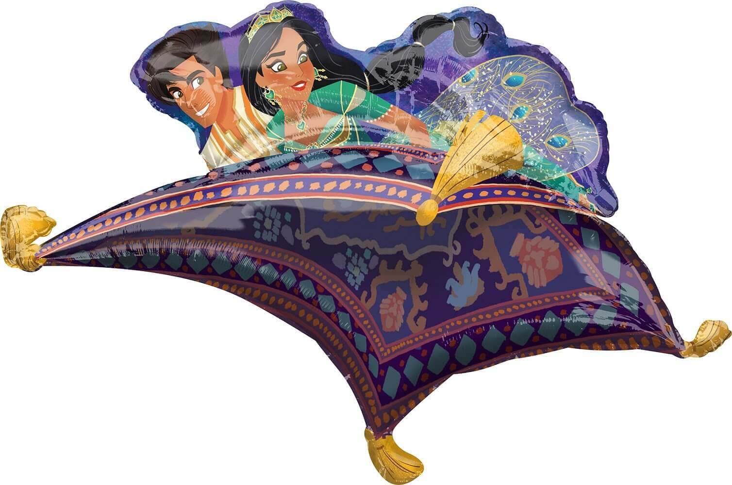 42" Aladdin &amp; Flying Carpet Balloons