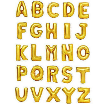 16" Letter Y Golden Balloon