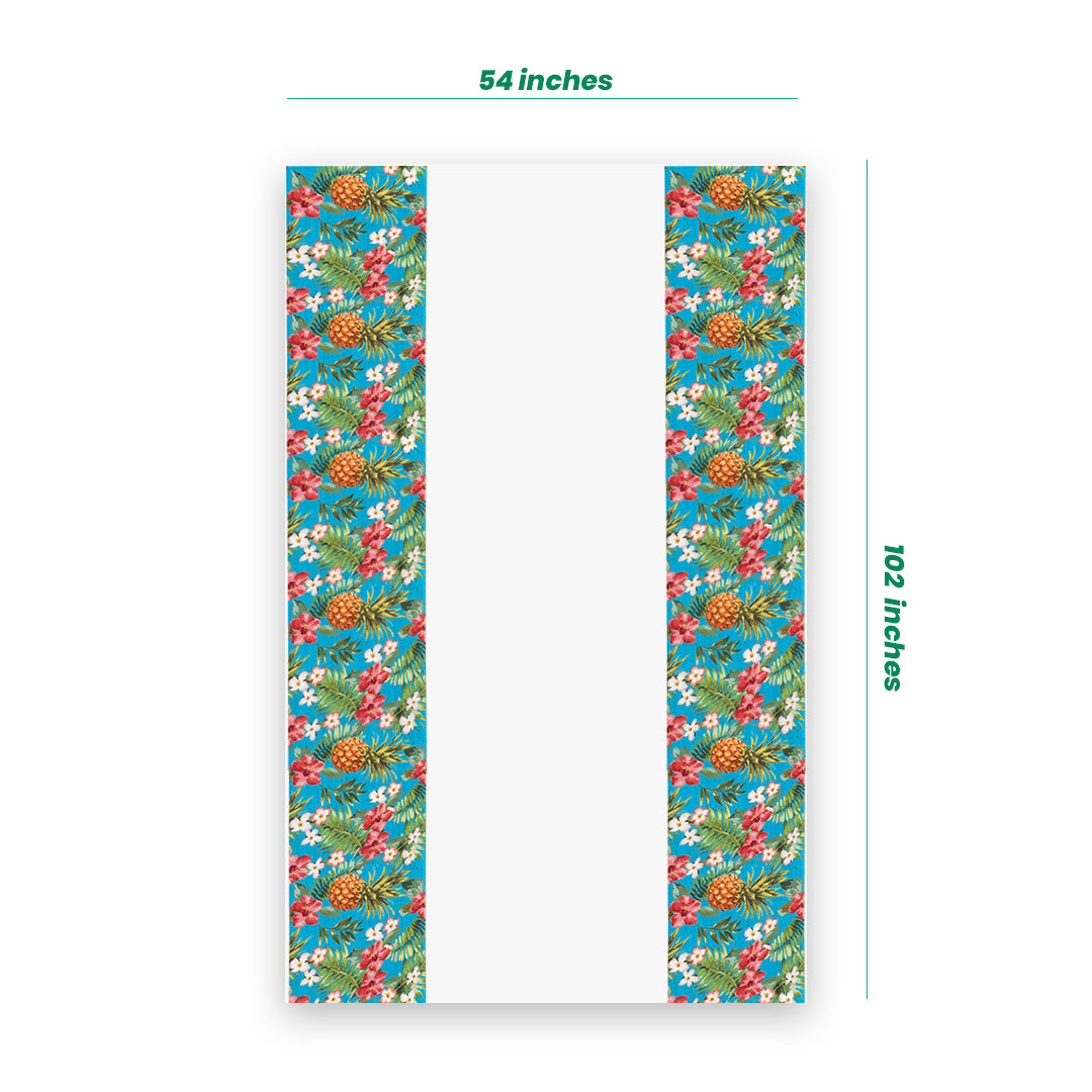 Hawaiian Theme Party Tablecover - 4.5FT x 9FT - 1PC