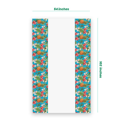 Hawaiian Theme Party Tablecover - 4.5FT x 9FT - 1PC
