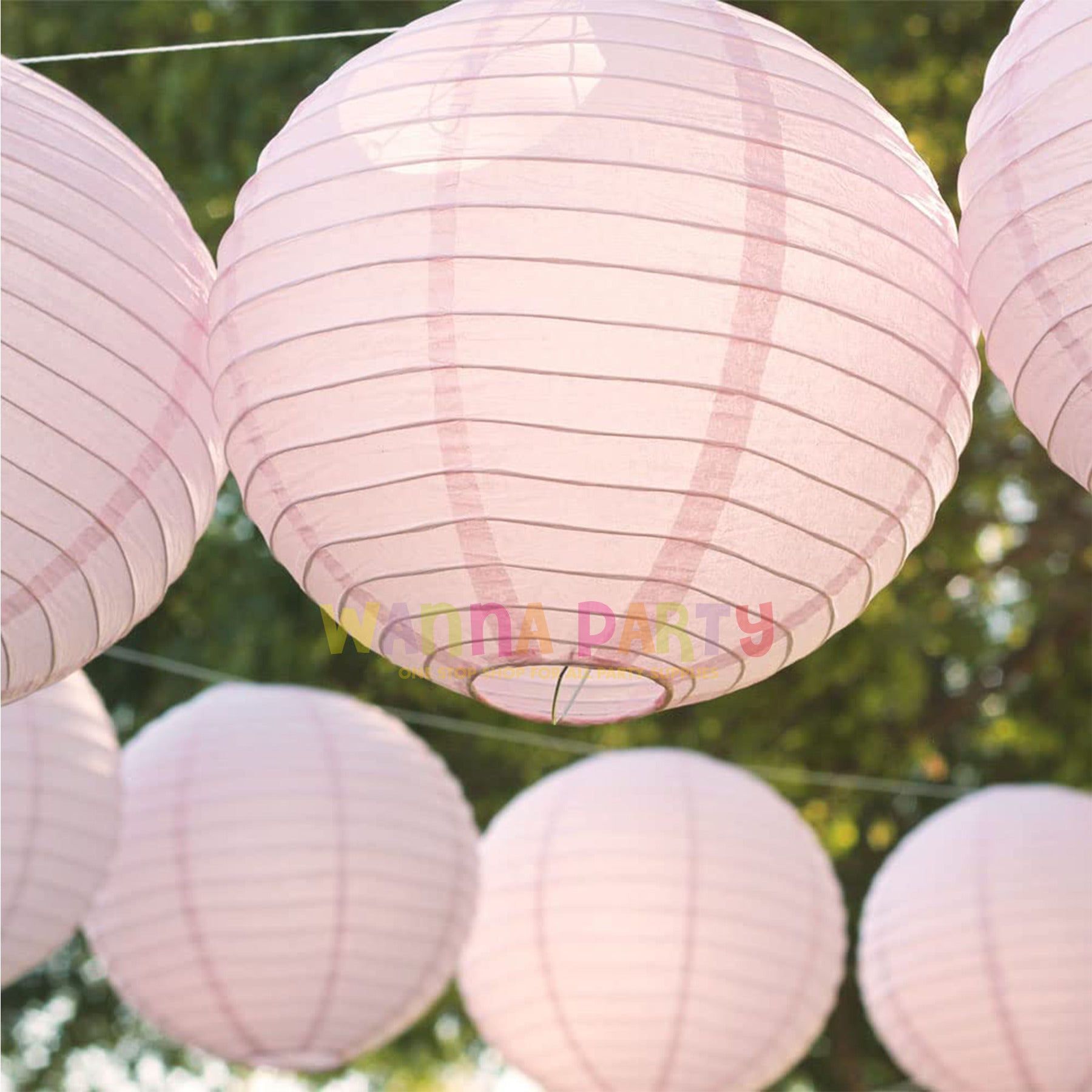 Paper Lanterns Light Pink 12"-1PC