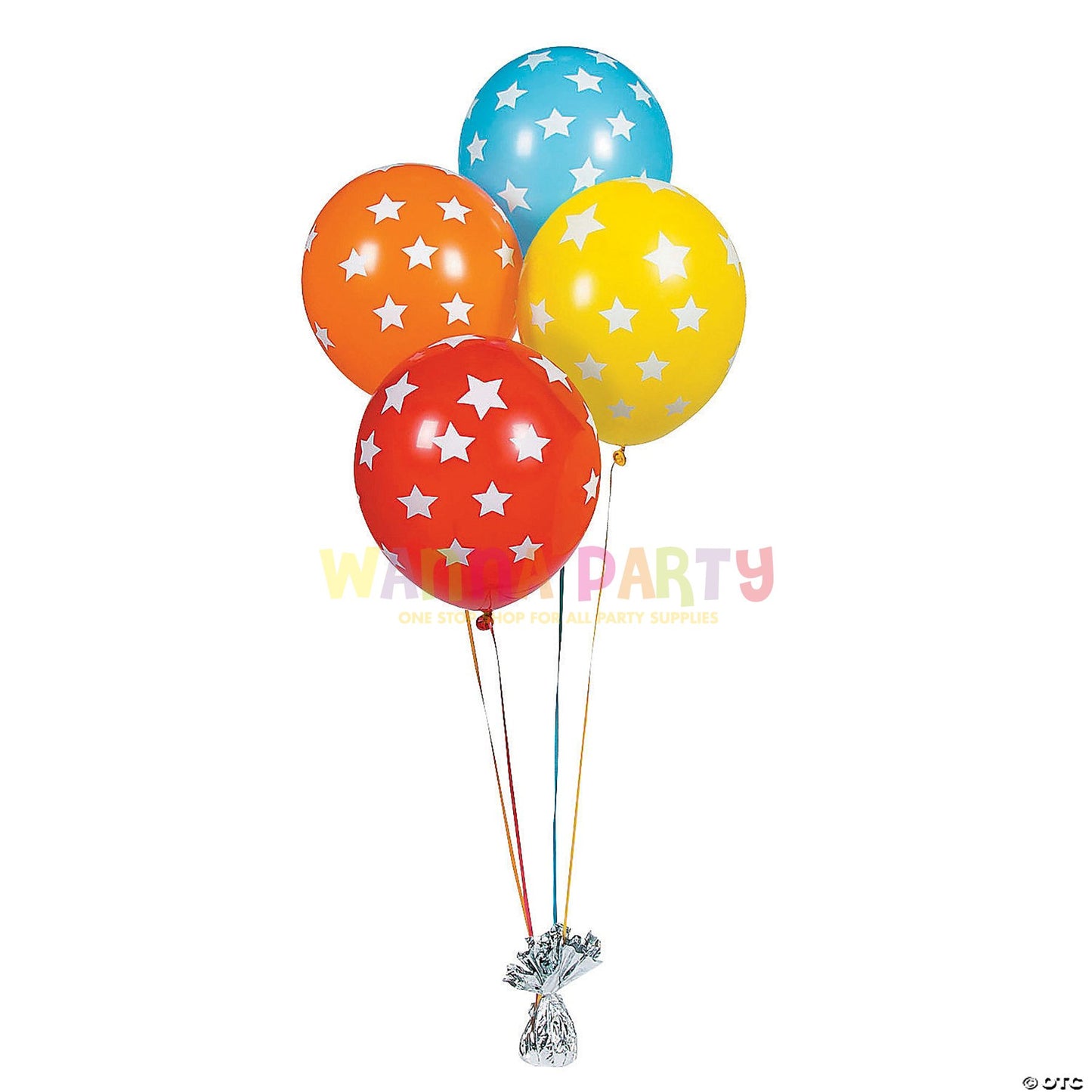 Star Print Balloons