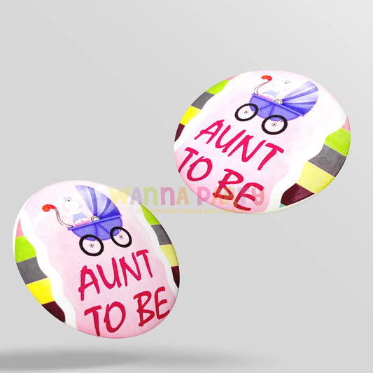 Aunt To Be Award Buttons