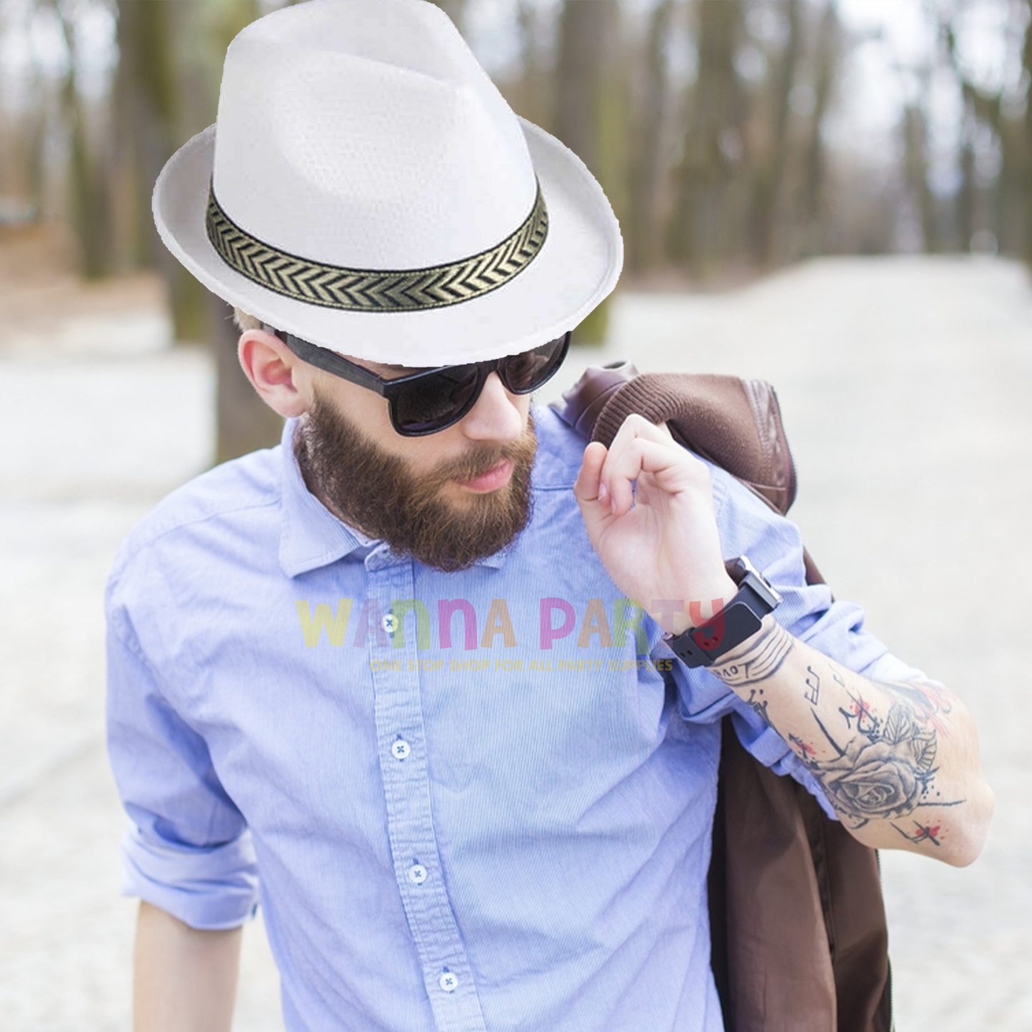 Fedora Hat White