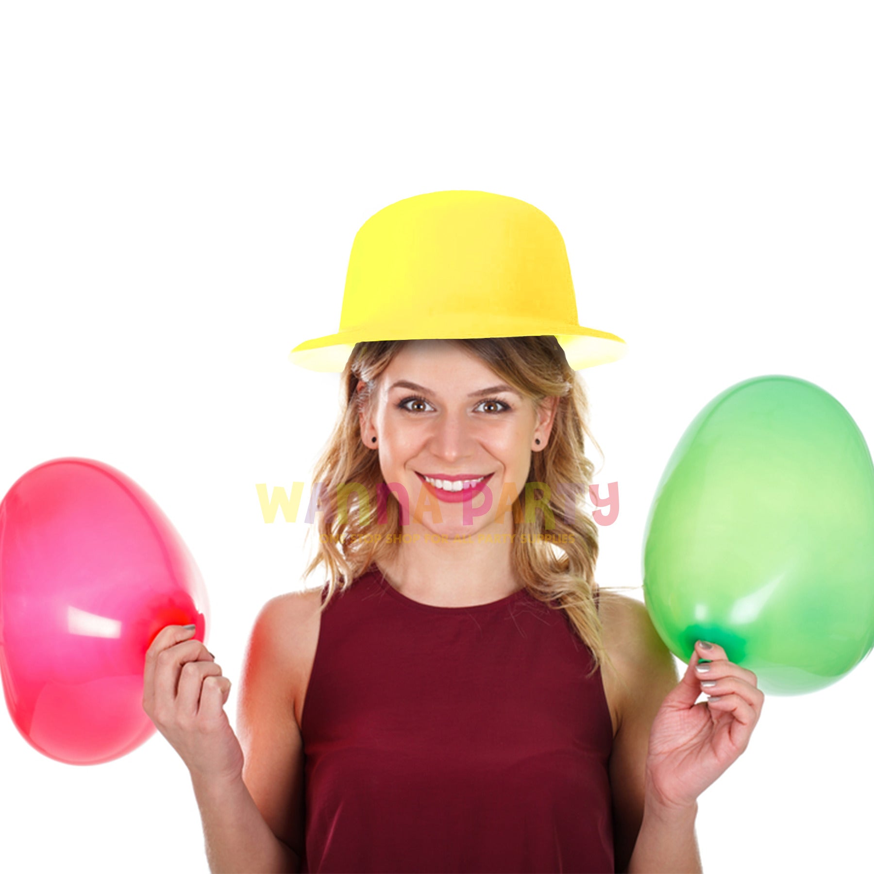 Round Neon Hat-1PC