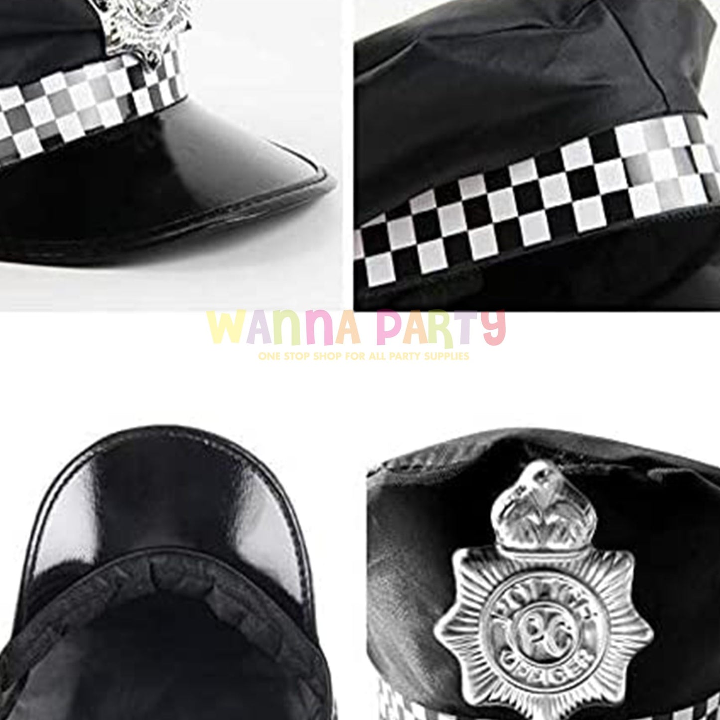 Chequered Police Hat