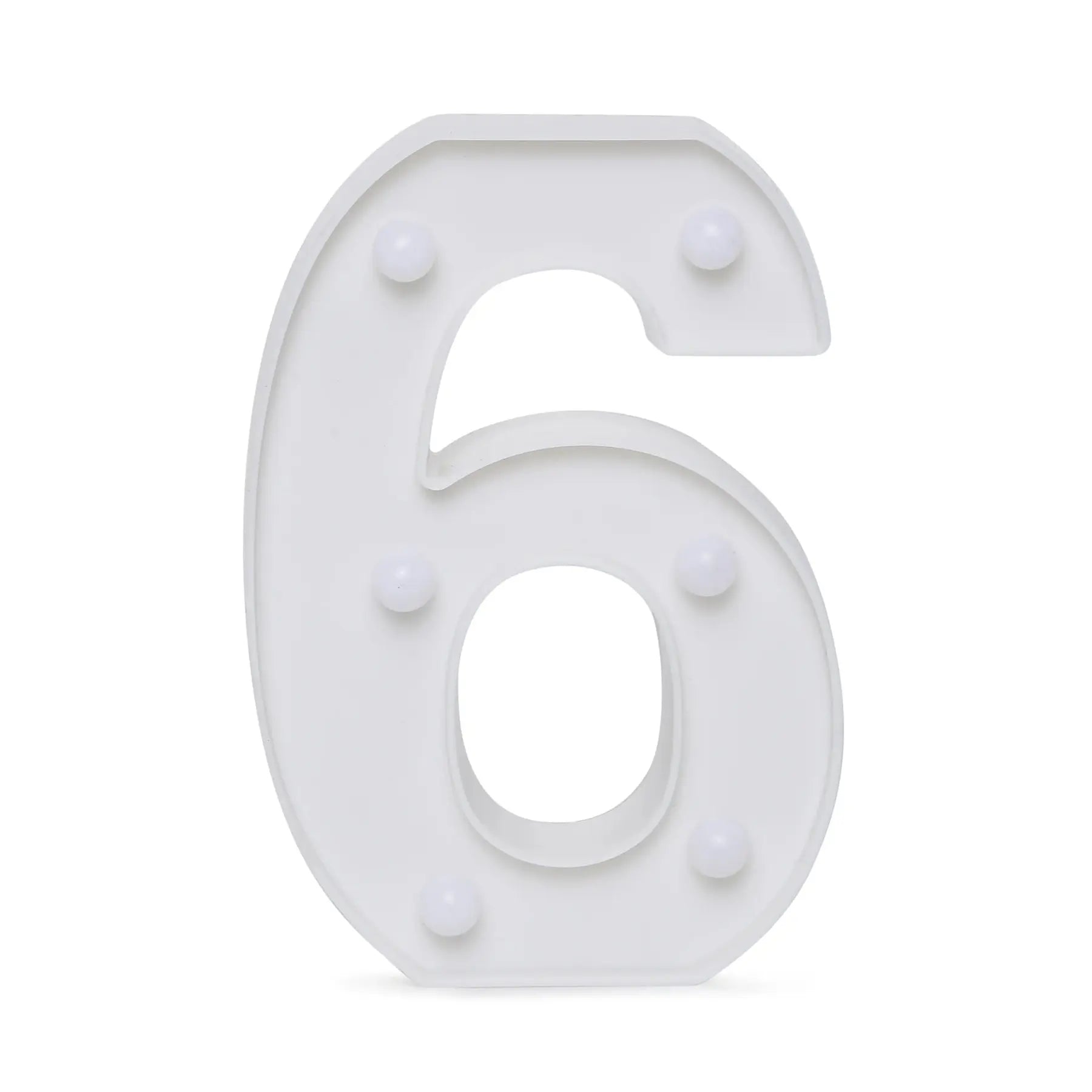 LED Marquee Number 6-1PC