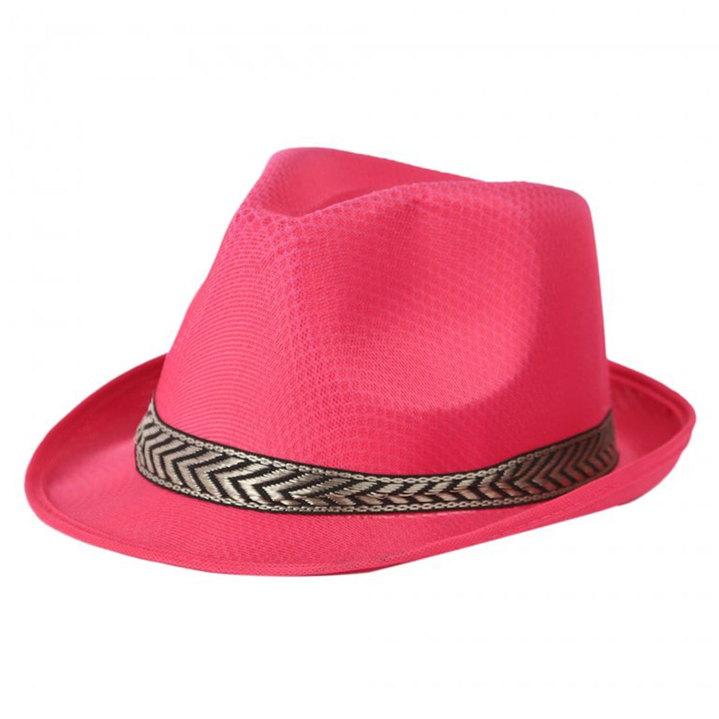 Fedora Hat Neon Pink