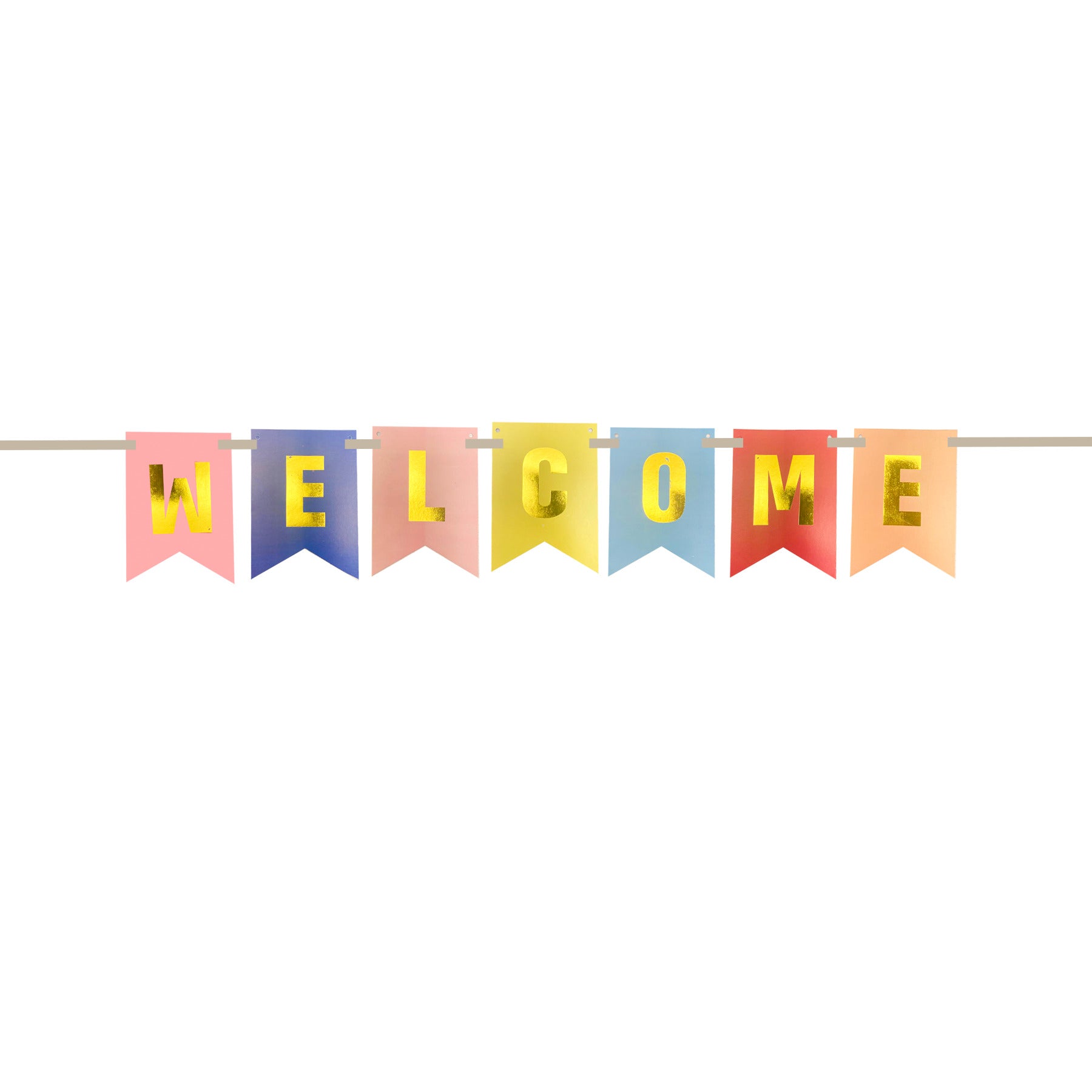 Multicolour Welcome Banner