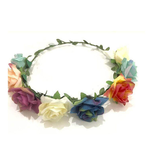 Multi Color Roses Tiara