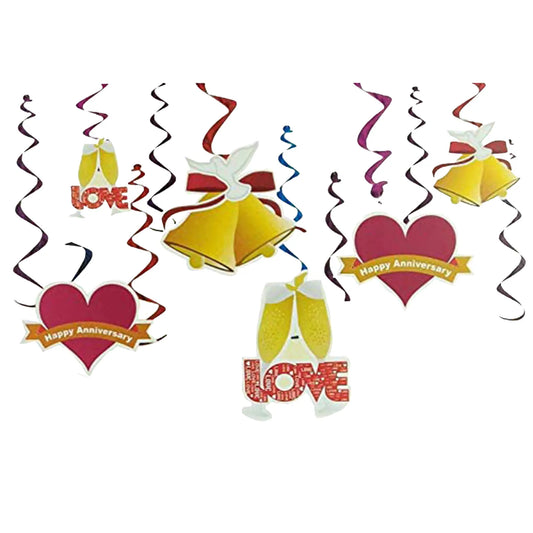 Love is in the Air Anniversary Swirl Decoration -