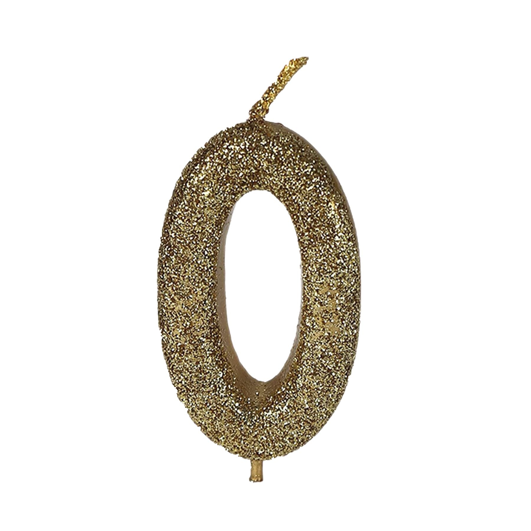 No. 0 Glitter Gold Candle