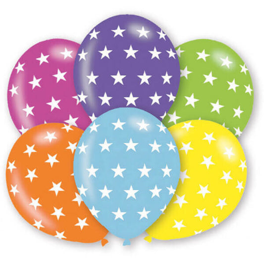 Star Print Balloons