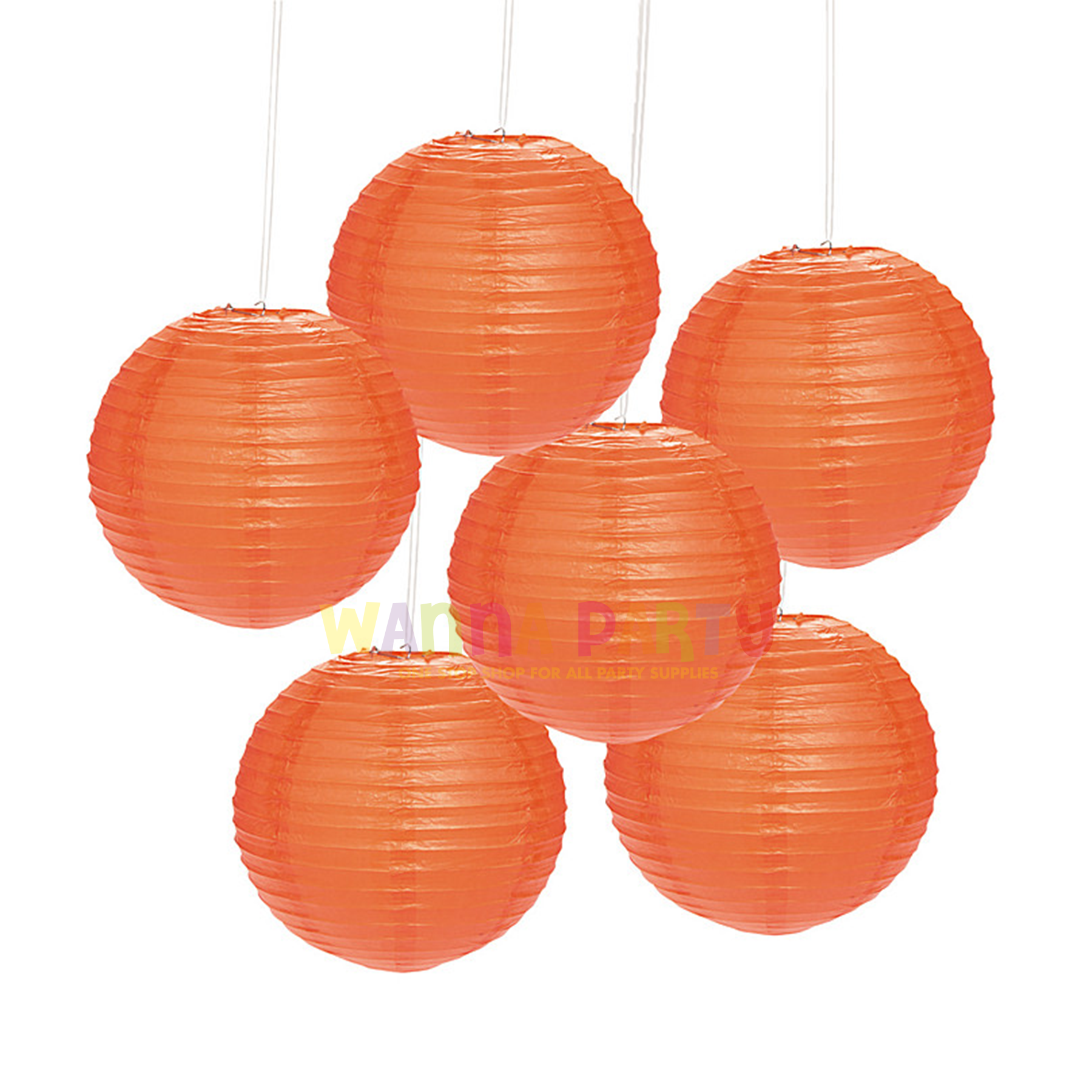 Paper Lanterns Orange 12"-1PC