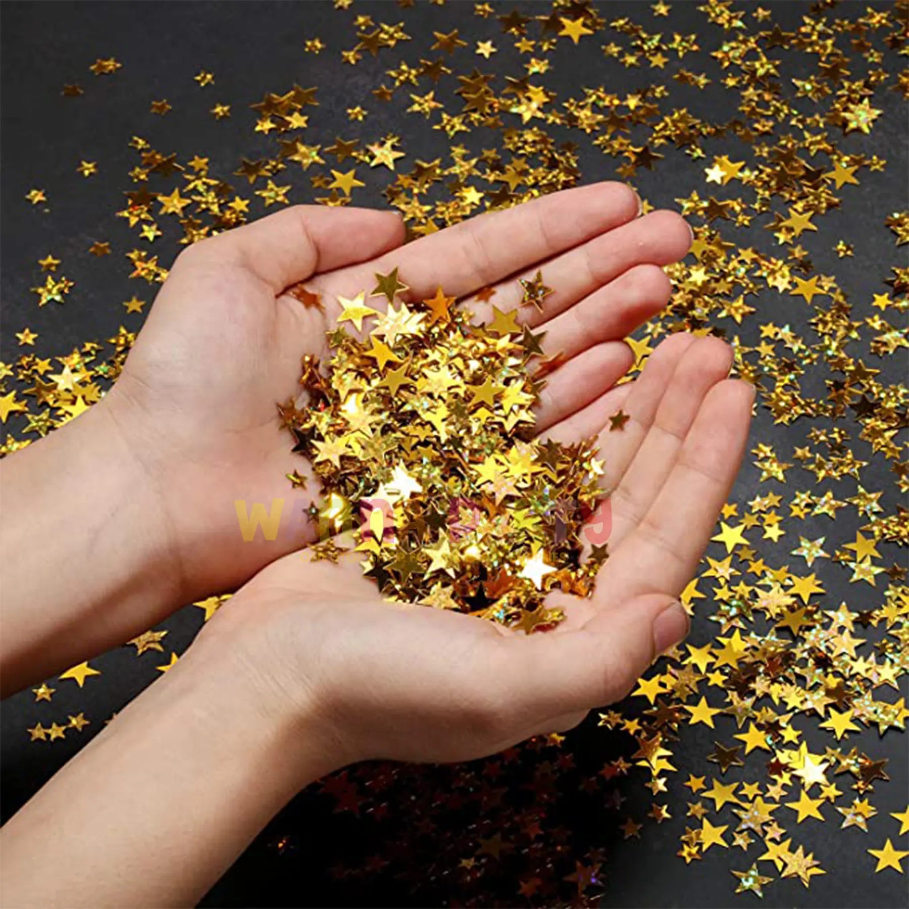 Golden Star Confetti