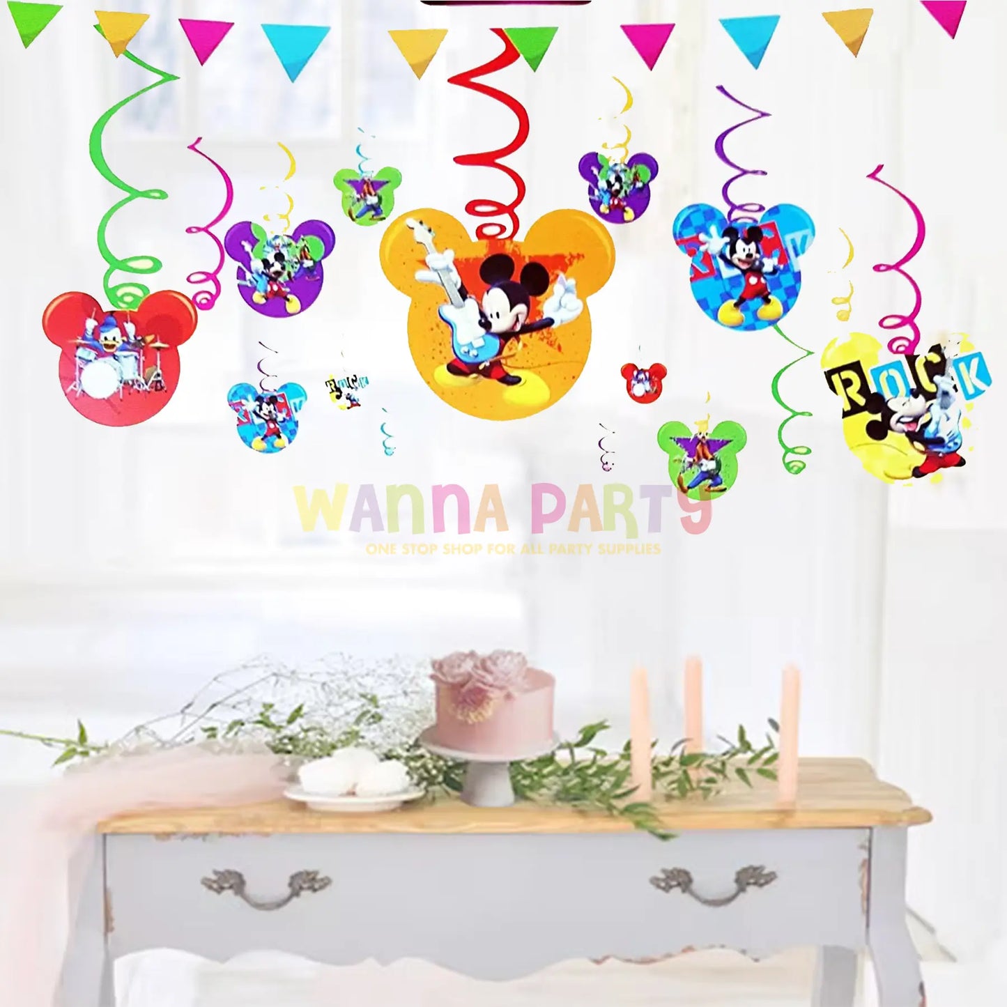 Mickey Swirl Decoration - 12PC