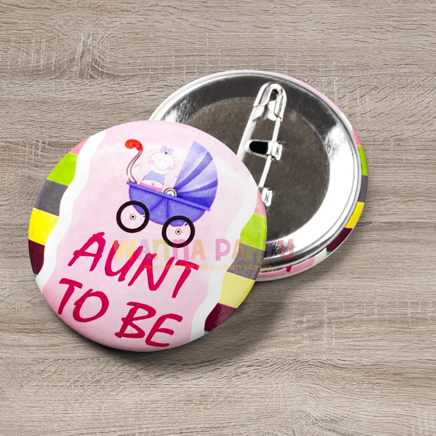 Aunt To Be Award Buttons