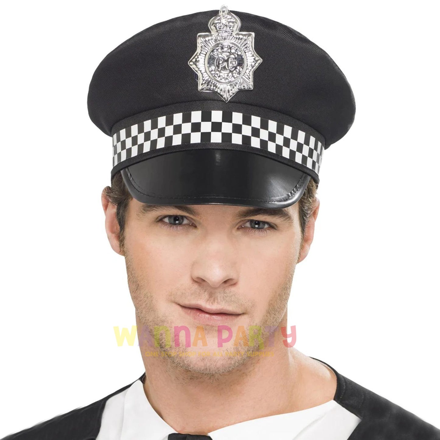 Chequered Police Hat